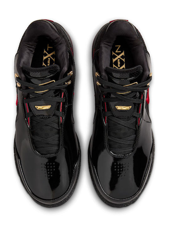 LeBron NXXT Genisus Low Basketball Shoes Black / Metallic Gold / University Red