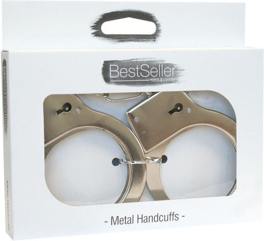 Toyz4lovers Handcuffs Metal Handcuffs With Keys in Silver Color