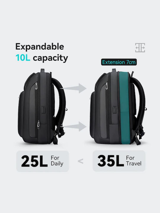 Mark Ryden Τσάντα Πλάτης για Laptop 15.6" με Θύρα USB σε Μαύρο χρώμα MR9808-00