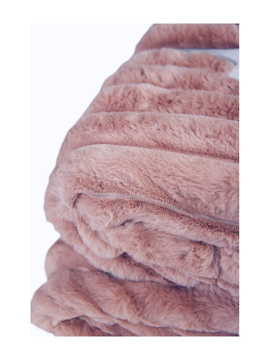 Decotelia Cosy Κουβερλί Μονό Dusty Pink 160x240cm