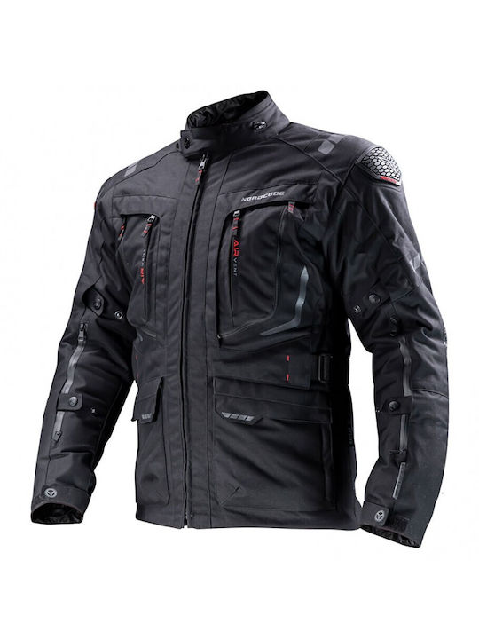 Nordcode Dakar Evo Ii Men's Motorcycle Jacket 4 Seasons Waterproof Black