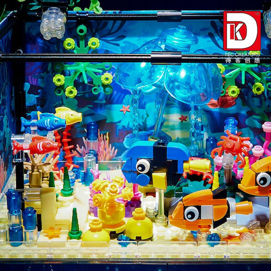 Блокчета Aquarium Blocks Clownfish LED за 8+ години 725бр