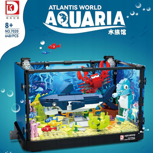 Τουβλάκια Aquarium Blocks Shark Crab LED για 8+ Ετών 725τμχ