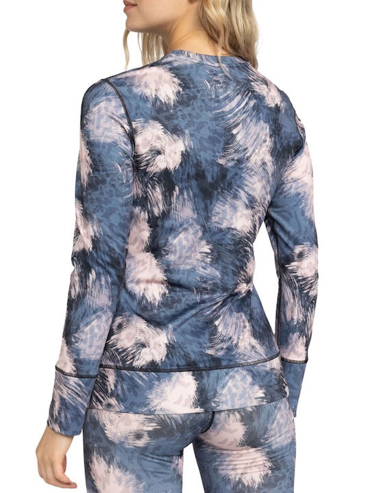 Roxy Daybreak Brushed Thermohemd Blau Roxy Daybreak Brushed Thermohemd Blau