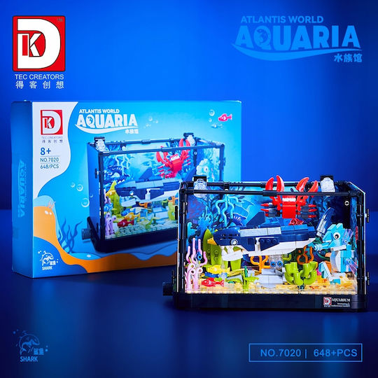 Τουβλάκια Aquarium Blocks Shark Crab LED για 8+ Ετών 725τμχ