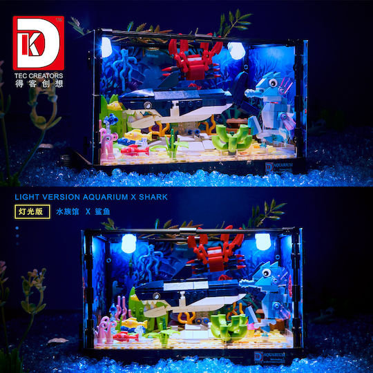 Τουβλάκια Aquarium Blocks Shark Crab LED για 8+ Ετών 725τμχ