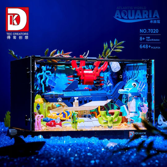 Τουβλάκια Aquarium Blocks Shark Crab LED για 8+ Ετών 725τμχ