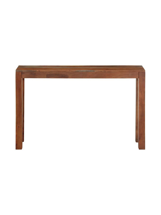 Solid Wood Console Table Coffee L120xW30xH76cm