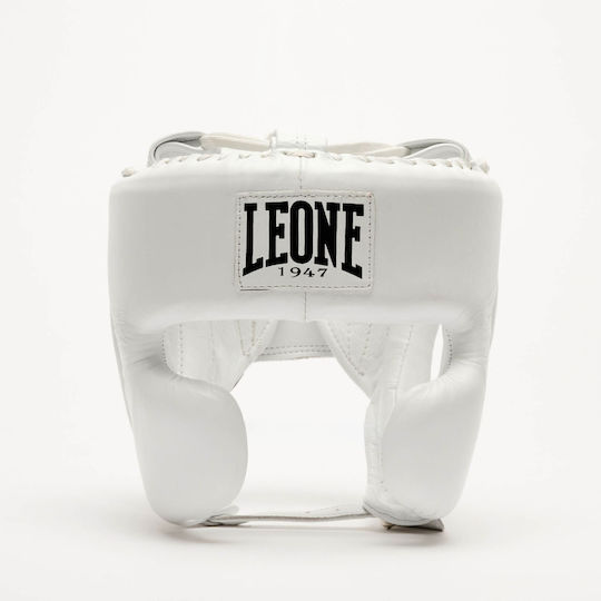 Leone 1947 Căști de box Adulți Față întreagă Din piele Alb
