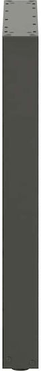 vidaXL Metallic Furniture Leg 2 Pieces Suitable for Table / Coffee Table / Office 70x72cm Anthracite