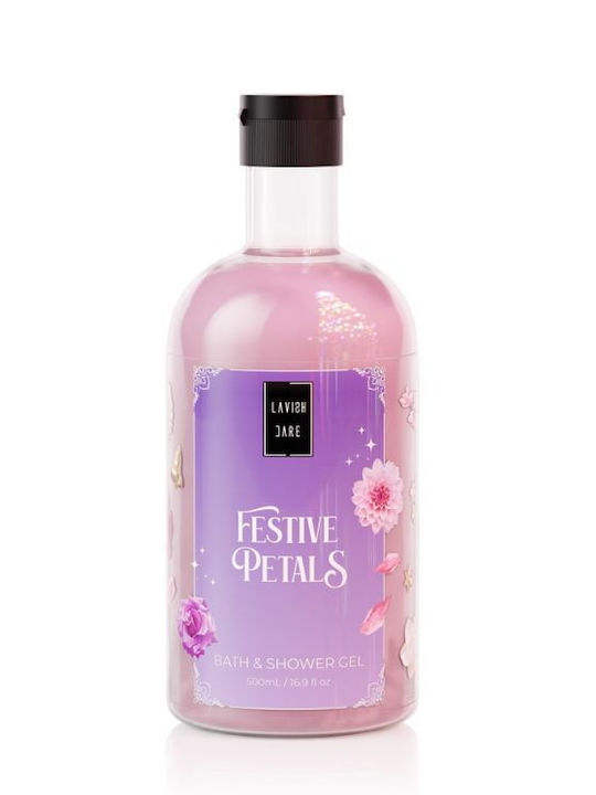 Festive Petals Skin Care Set for Moisturizing & Body Cleaning 3pcs