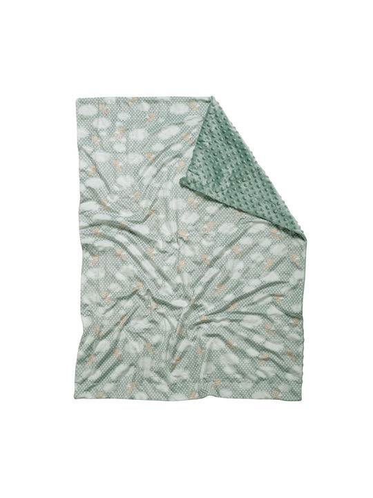 Das Home Pătură Pepinieră Swaddling pături Fleece Verde Mint 75x100cm