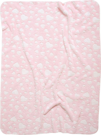 Das Home Decke Wickeltücher für Kinderzimmer Vlies Rosa Pink 75x100cm
