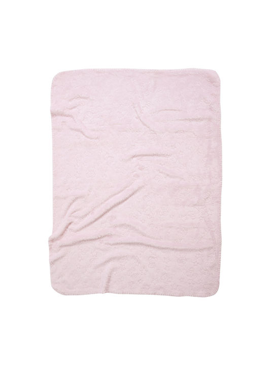 Das Home Blanket Nursery Swaddling Blankets Fleece Pink Pink 75x100cm