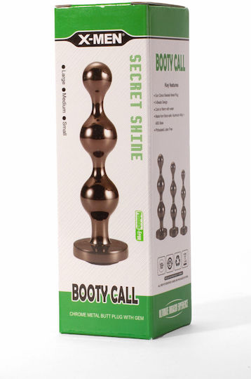 X-Men Secret Shine Booty Anal Plug Small Gray