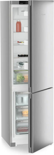 Liebherr Kühl-Gefrierkombination 371Es NoFrost H201.5xB59.7xT67.5cm. Inox KGNsf 57Vd03