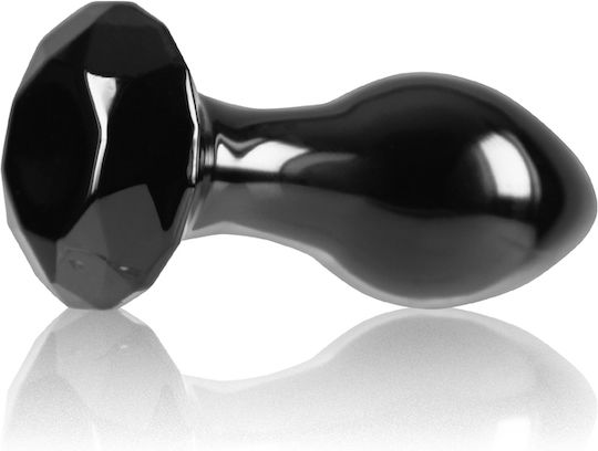 Ns Novelties Crystal Gem Glass Πρωκτική Σφήνα Μαύρη