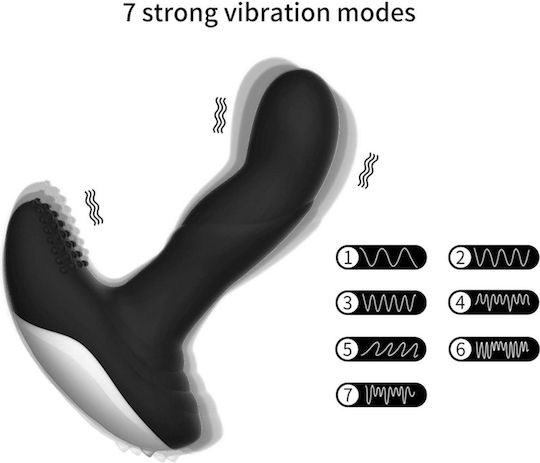 Erotica Anal Vibrator Black