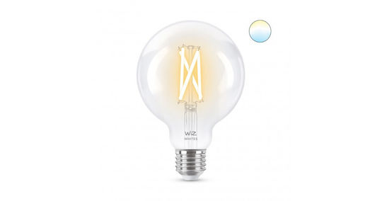 WiZ Smart Bulb LED 60W for Socket E27 and Shape G95 Adjustable White