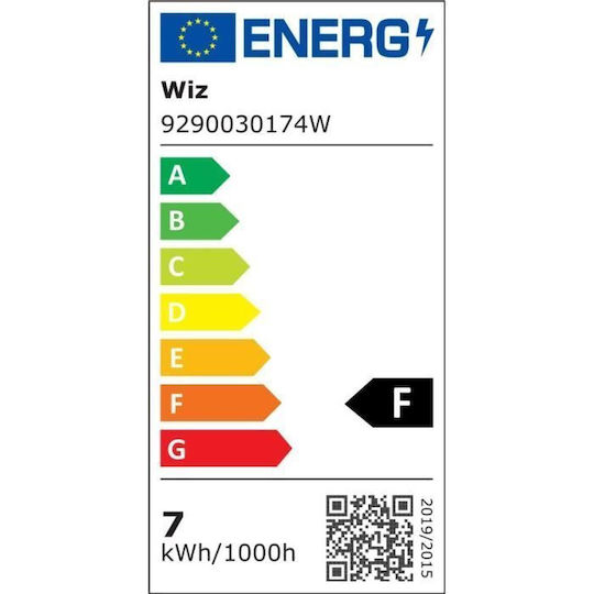 WiZ Becuri Smart LED pentru Dulie E27 și Formă ST64 Alb reglabil 640lm 2buc