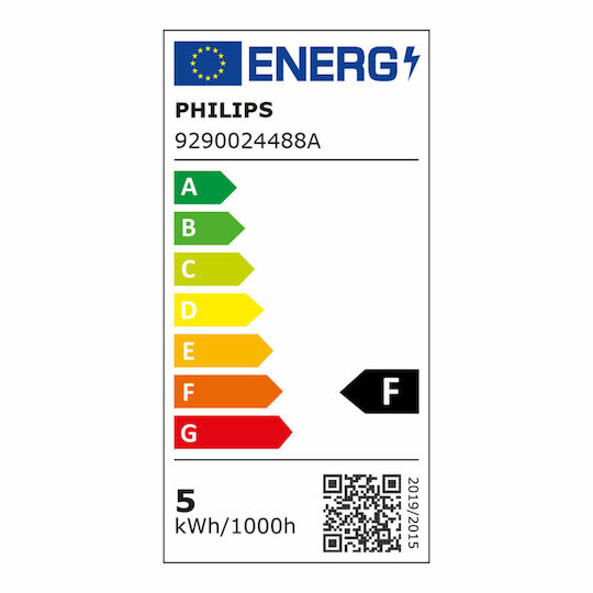 Philips Smart Lampe LED 4.9W für Fassung E14 und Form C37 RGB 470lm