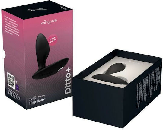 We-Vibe Vibe Anal Plug with Wireless Functionality and Vibration Small Black 6.8cm