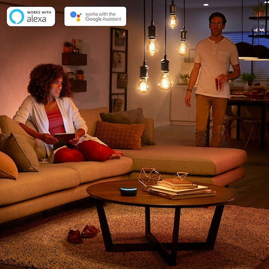 Philips Smart Bulb LED 7W for Socket E27 and Shape A60 Warm White 550lm Dimmable