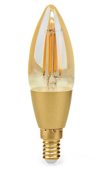 Nedis Смарт крушка LED 4.9W за фасунга E14 топло бяло 470лм Димируем