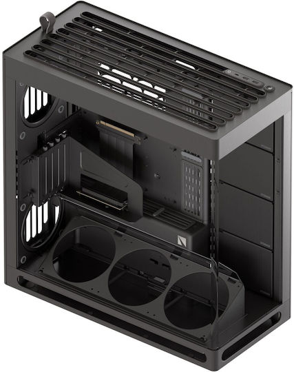 HAVN HS 420 VGPU Gaming Middle Tower Carcasă PC cu Deschidere Laterală Neagră