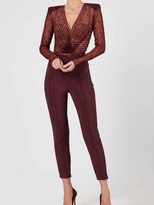 Elisabetta Franchi Women's One-piece Suit Bordeaux