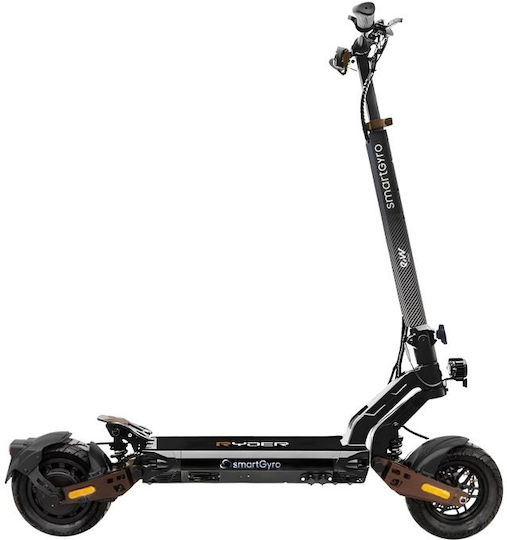 SmartGyro Ηλεκτρικό Πατίνι με 25km/h Max Ταχύτητα και 75km Αυτονομία σε Μαύρο Χρώμα