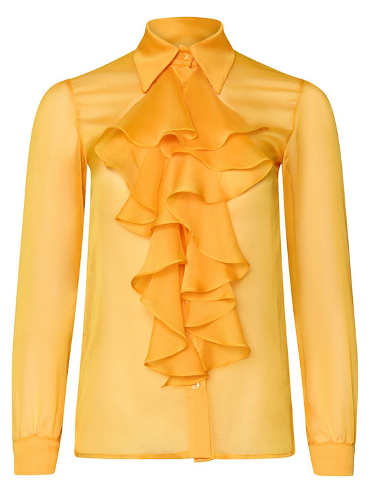 Women's Long Sleeve Shirt Yellow