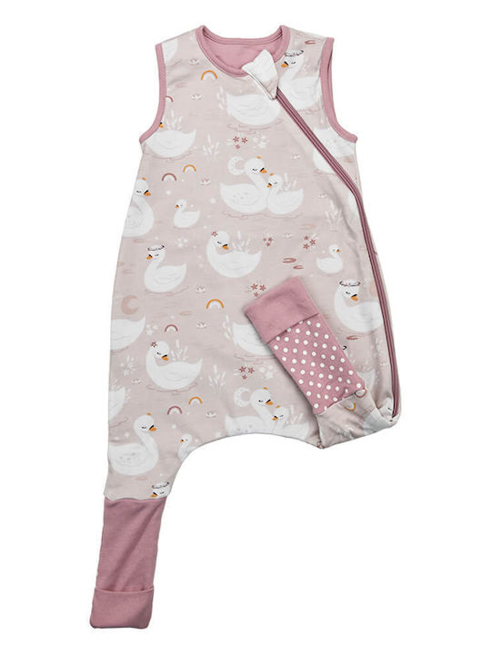 Bebe Stars Winter Sleeping Bag with Feet 1 Tog Swan