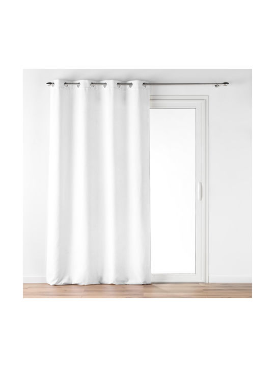 Perdea Cu Capse L-c Verra Albă 140x260cm