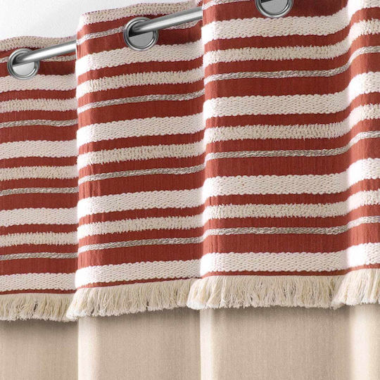 Vorhang mit Grommet L-c Atlas Beige 140x240cm