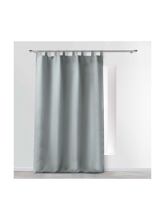 Douceur d'Intérieur Curtain with Tab Top L-c Essentiel Gray 140x260cm