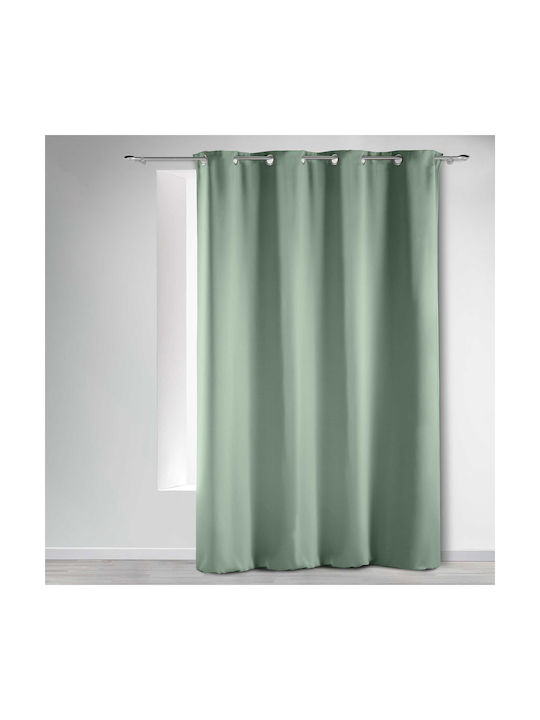 Curtain Blackout with Grommet L-c Occult Green 1611735 135x240cm