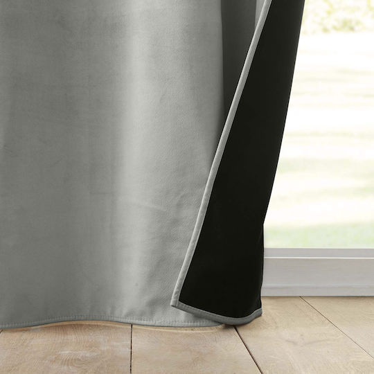 Curtain with Grommets L-c Polarchic Gray 140x260cm