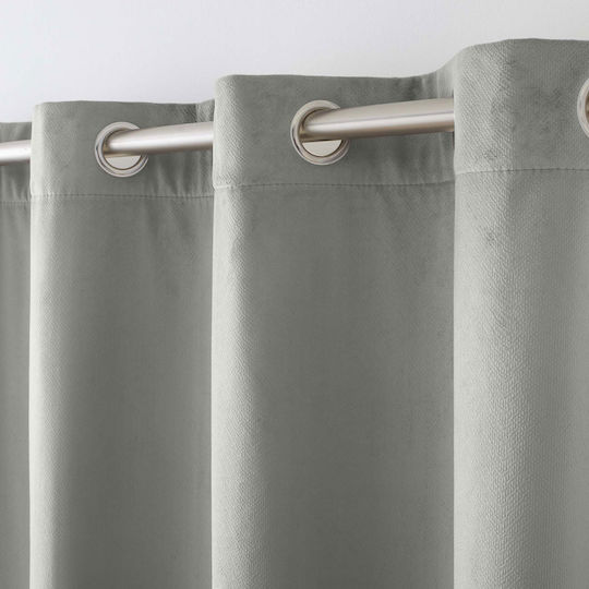 Curtain with Grommets L-c Polarchic Gray 140x260cm