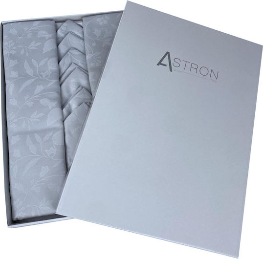 Astron Italy Tablecloth Set 7pcs Grey 140x180cm