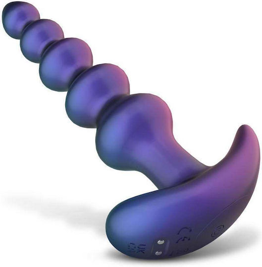 Anal Plug mit Vibration Kabellos Medium Lila
