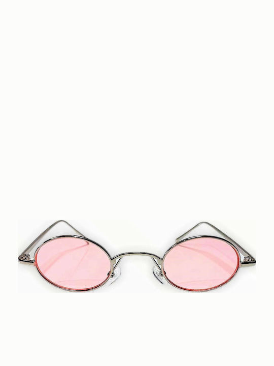 Woman's Fashion Ochelari de soare Argintiu cu Cadru & Roz Lentilă Woman's Fashion Ochelari de soare Argintiu cu Cadru & Roz Lentilă