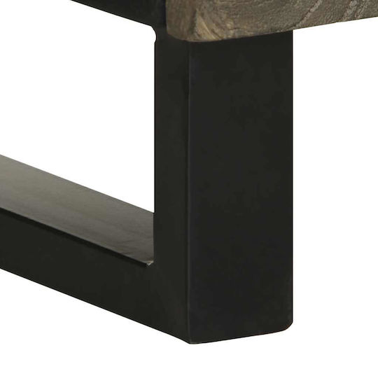 vidaXL Badezimmersäule Wandhängeschrank H38xB33xH160cm Schwarz