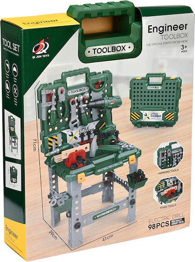 Martin Toys Kinderwerkzeug für 3+ Jahre 98Stück