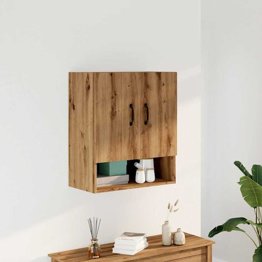 vidaXL Ντουλάπι Μπάνιου 60x31x70cm Δρυς