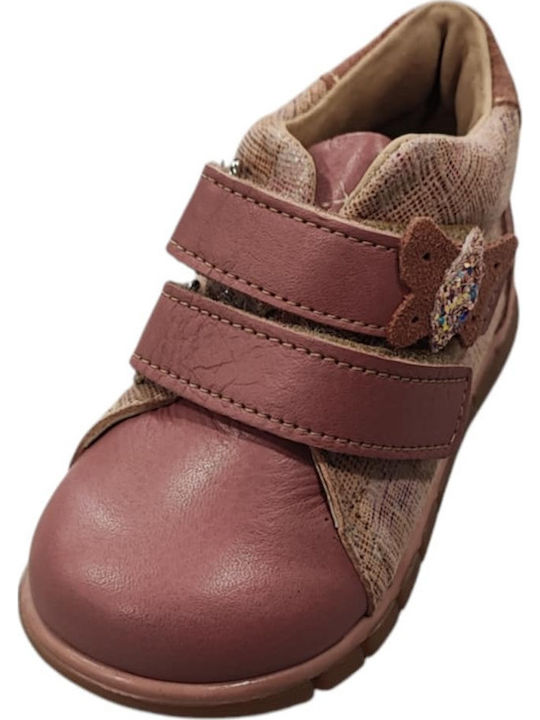 Shoes Anatomisch Lederne Kinderstiefeletten Rosa