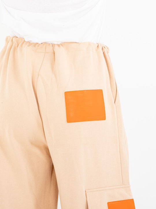 Damen Stoffhose Braun
