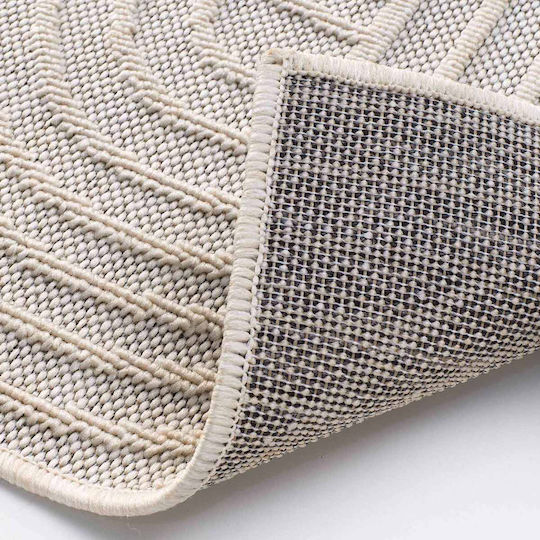 L-c Relief Rug Rectangular Beige