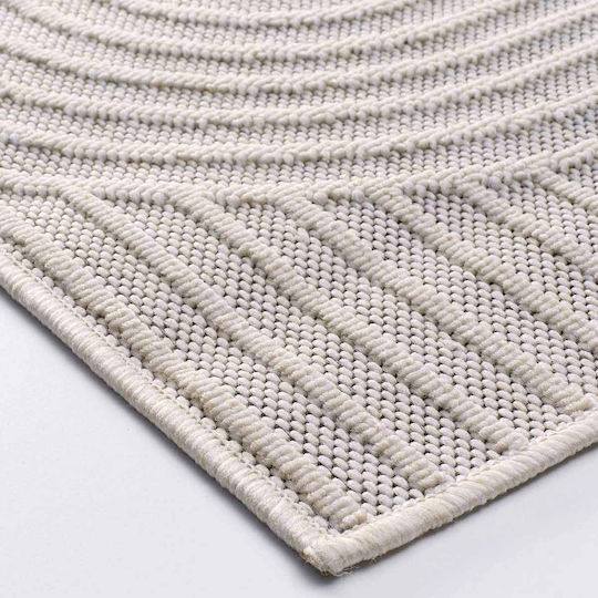 L-c Relief Rug Rectangular Beige