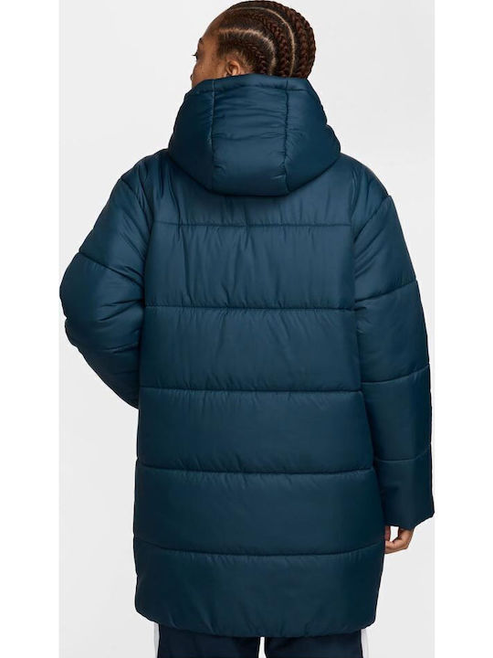 Sportswear Γυναικείο Αθλητικό Μπουφάν Αδιάβροχο Μπλε